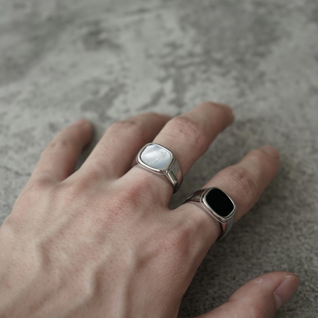 Square Shell Ring