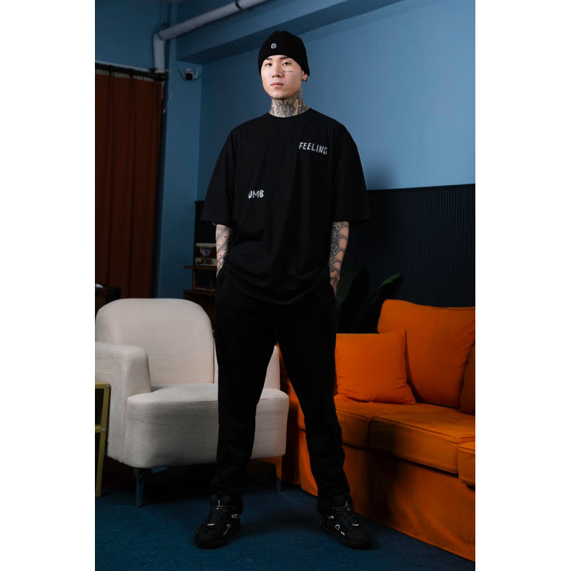 FAITH FADE Absence of Happiness - Feeling Numb Oversized Tee (Black)