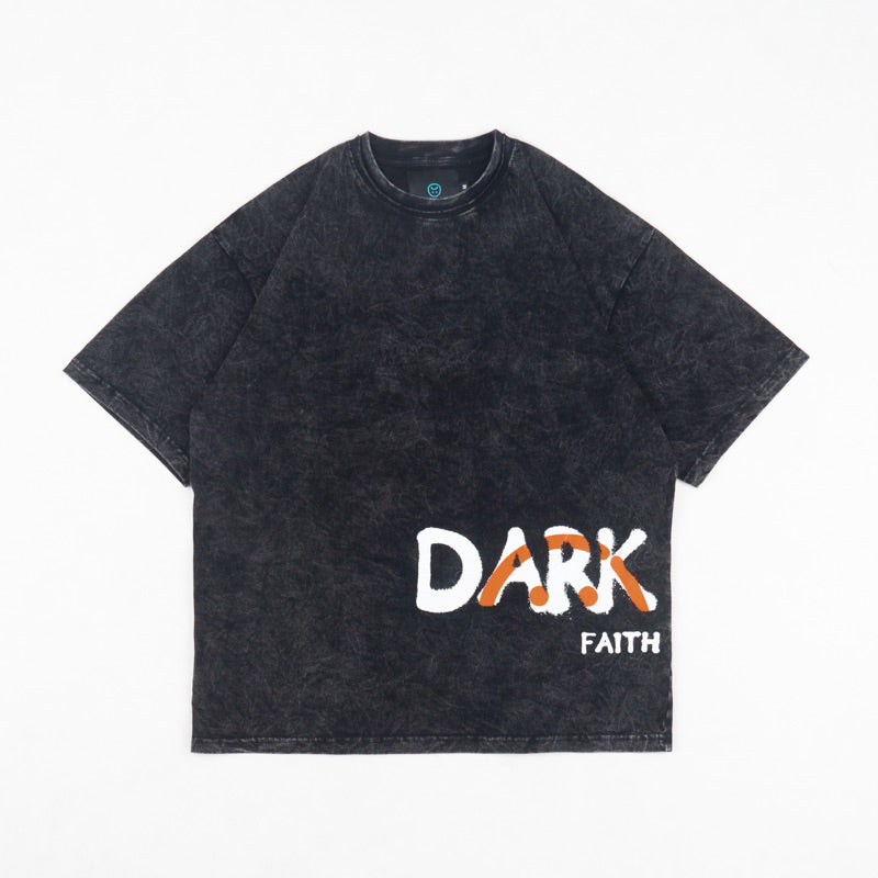 FAITH FADE Moral Corruption - Dark Desire Oversized Tee (Black Washed)