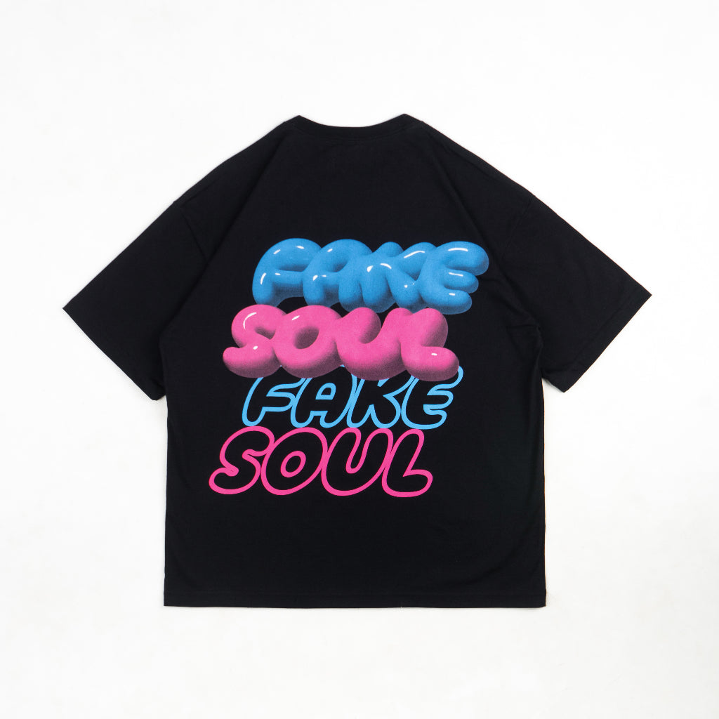 FAITH FADE Moral Corruption - Fake Soul Oversized Tee (Black)