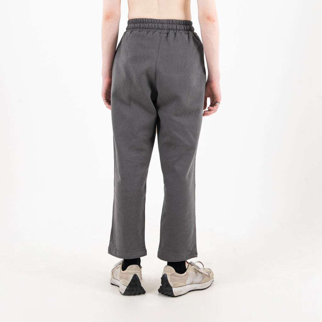 FAITH FADE - Signature Emboss Ankle Pants (Dark Grey)