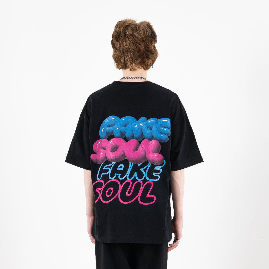 FAITH FADE Moral Corruption - Fake Soul Oversized Tee (Black)