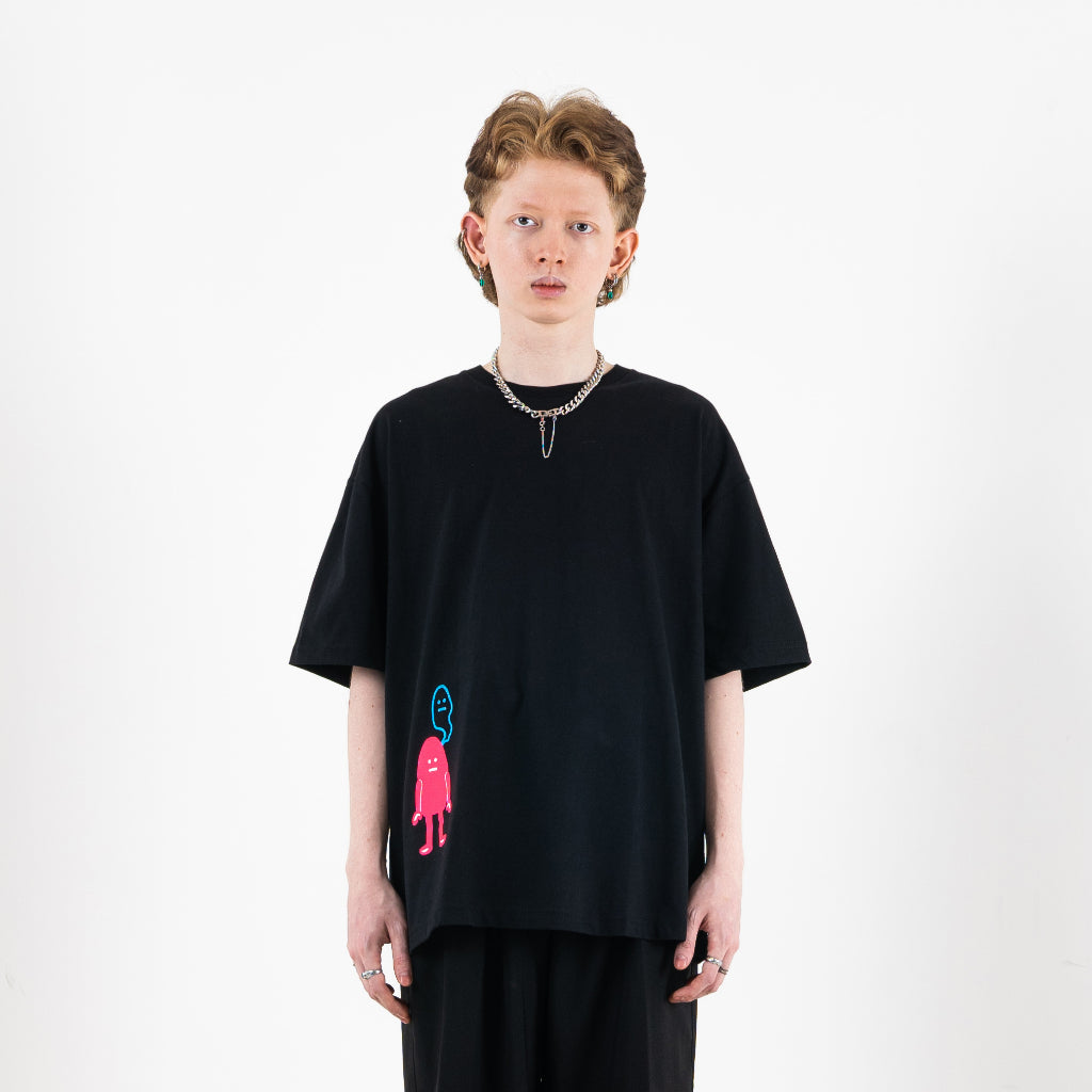 FAITH FADE Moral Corruption - Fake Soul Oversized Tee (Black)