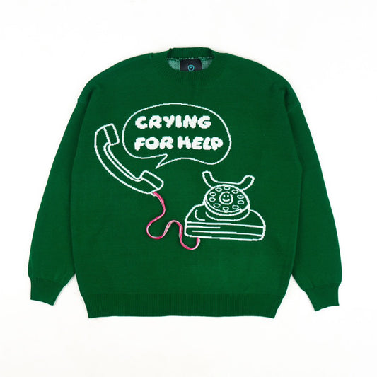 FAITH FADE - Knitwear Crying For Help (Green)