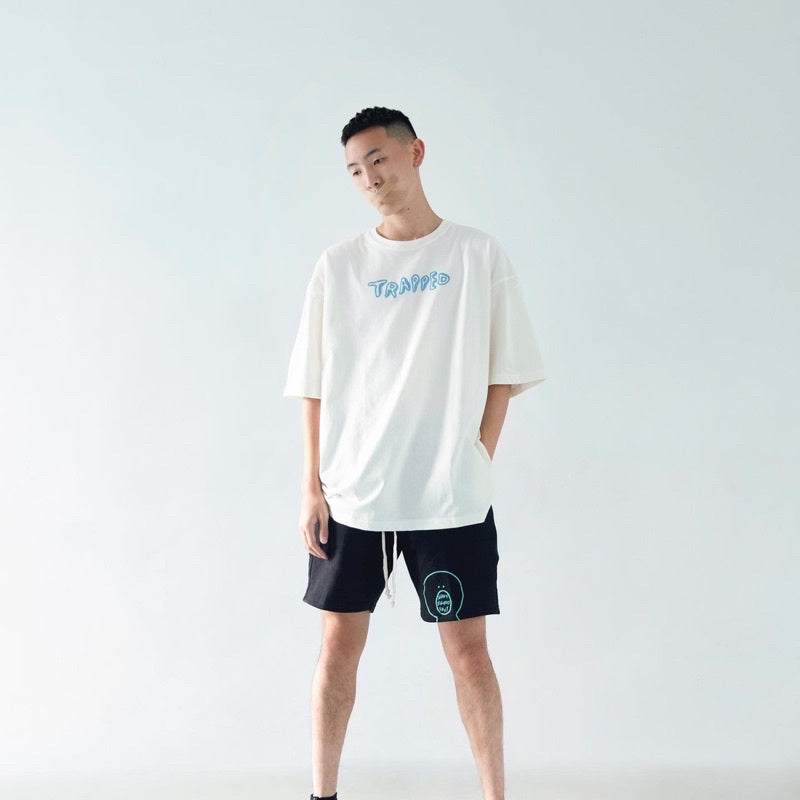 FAITH FADE DYSTOPIA - Trapped Oversized Tee (Broken White)